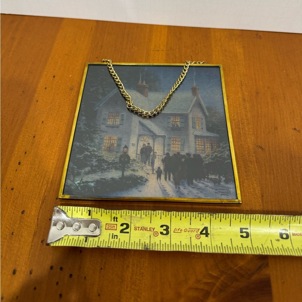Thomas Kinkade Avon glass print window art decor - Picture 5 of 8